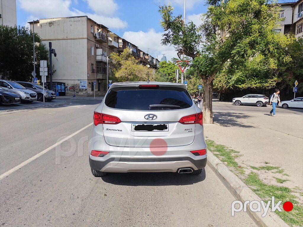 Hyundai Santa Fe, 2.4 L, 2017 il, 192 326 km — Avtomobillər, Bakı (5)