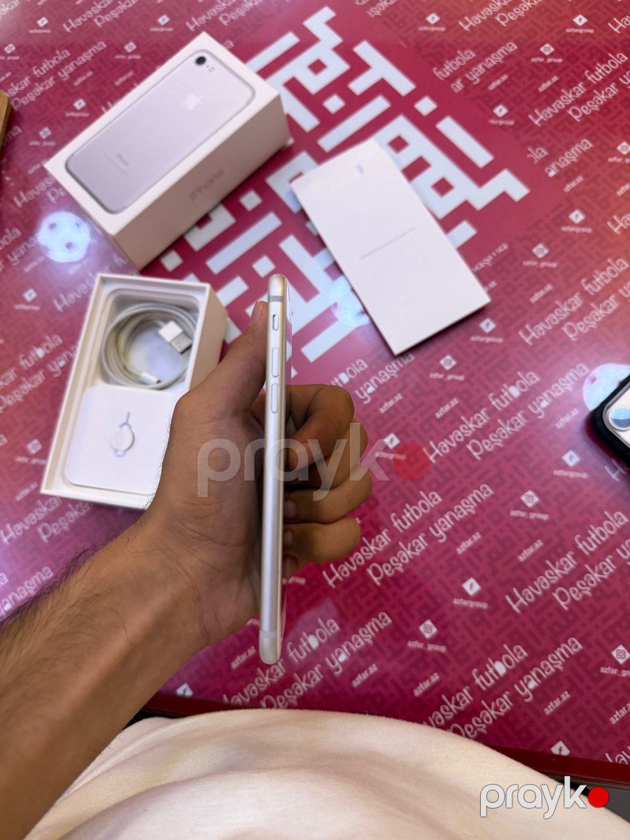Apple iPhone 7 Silver 32GB — Smartfonlar, Bakı (9)