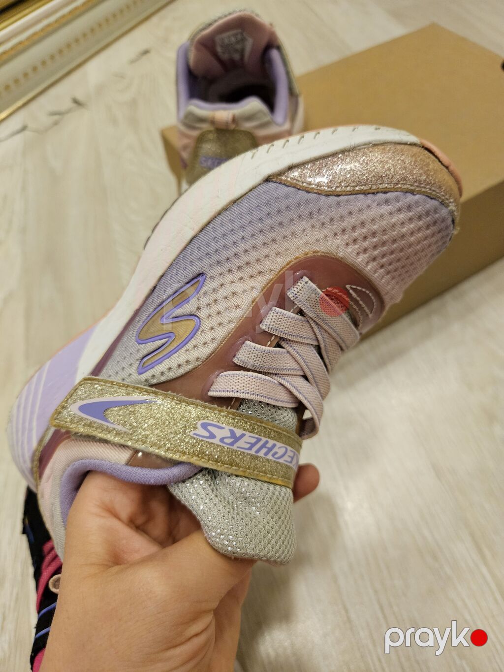 Rəng - Yasəmən Krossovkalar, Skechers, Ölçü: 30, Qız üçün — Uşaq ayakkabısı, Xırdalan (2)