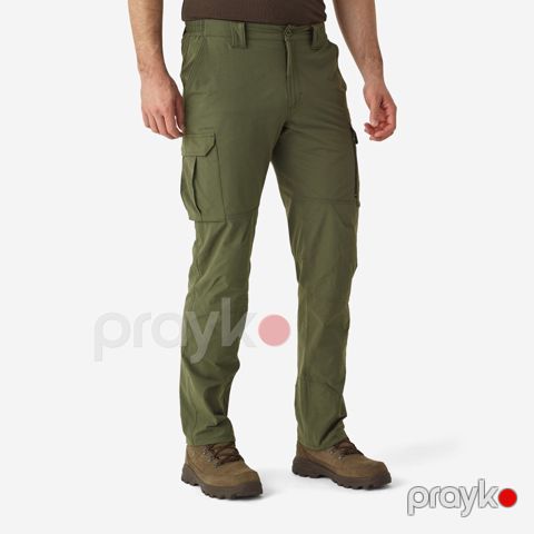 Kişilər üçün karqo şalvar Decathlon 8842662, haki, poliamid/elastan, ölçü XL — Bakı
