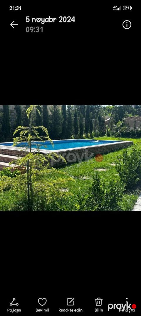 Bağ evi kirayə verilir, Novxanı qəs — Bakı