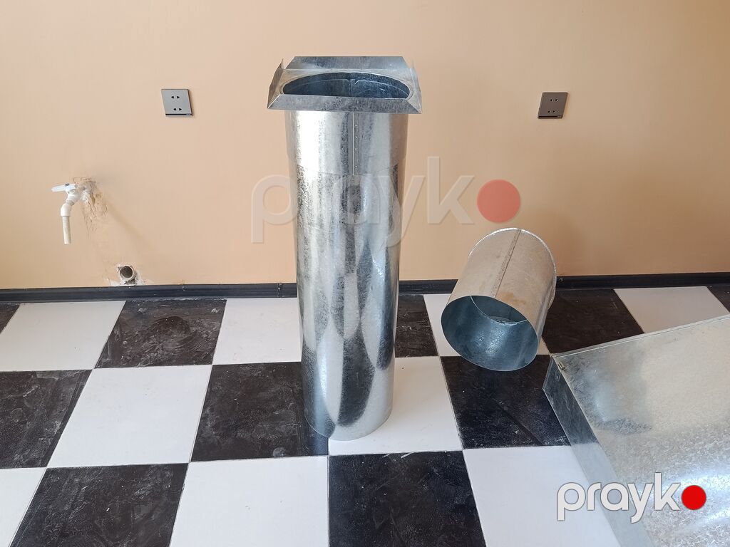 Sənaye tipli havalandırma başlığı və hava kanalı dəsti. Manqal, kabab — Digər, Digah (3)