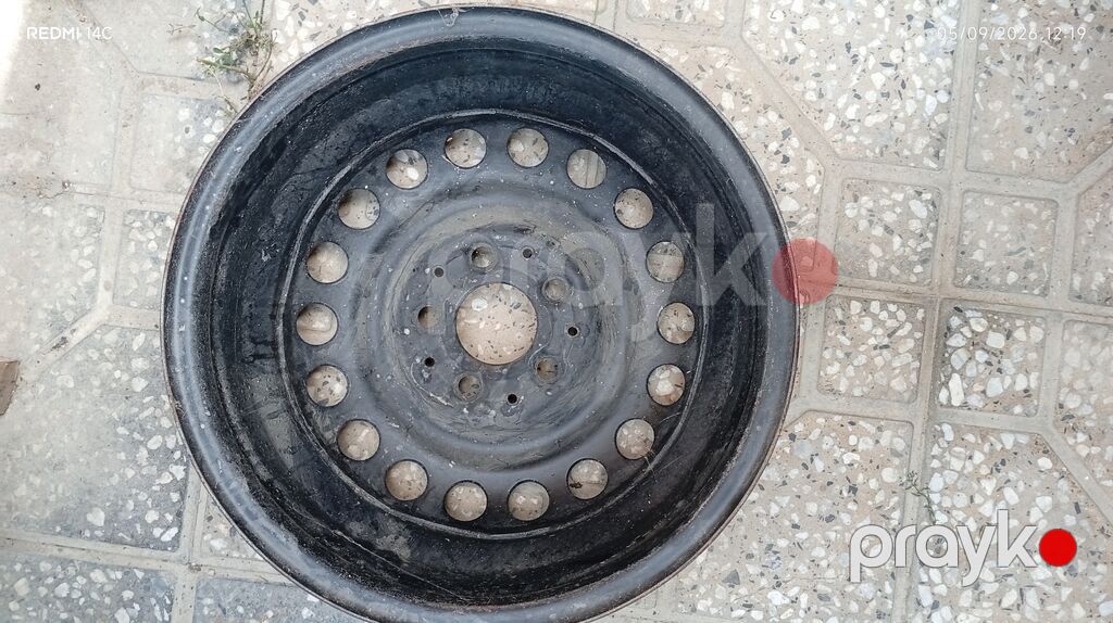 Polad disk (təkər diski) - Material: möhkəm polad - Rəng: qara - Bolt — Diskləri, Xırdalan (2)