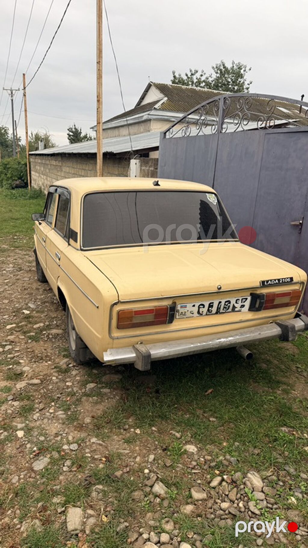 Lada 2106 sedan - Kuzov: bej rəng, 4 qapı, xrom moldinqlər, orijinal — Avtomobillər, Qusar (3)
