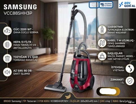 Tozsoran Samsung VCC885HH3P/XEV — Bakı