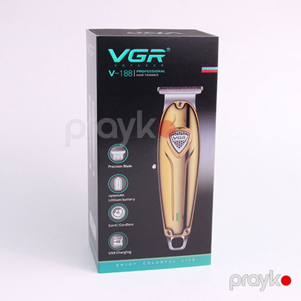Profissional Trimmer VGR 188 - 6000RPM /1400mAh / 240 Dəqiqə — Saç kəsmə maşınları, Bakı (9)