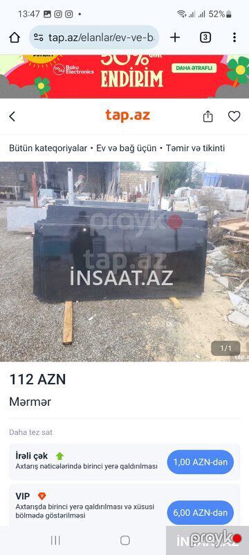 Mermer Mərmər — Plitka və örtü materialları, Bakı (3)