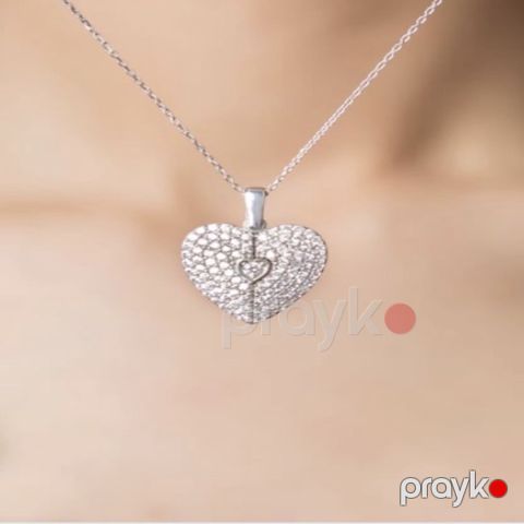 Qadın boyunbağı 0550, gümüş 925 əyar — Bakı