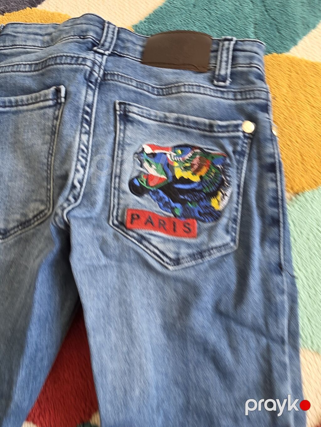 Kenzo Kids cins şalvar - Brend: Kenzo Paris (etiket və loqo detallar — Uşaq geyimi, Bakı (4)
