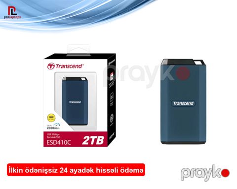 Daşına bilən SSD - Transcend 2TB, External SSD, ESD410C, USB 20Gbps, Type C TS2TESD410C — Bakı