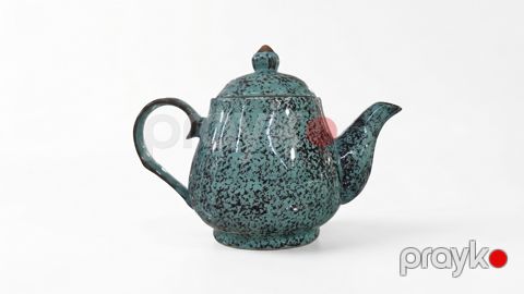 Dəmləmə çaydanı, keramika, firuzəyi, 600 ml — Bakı
