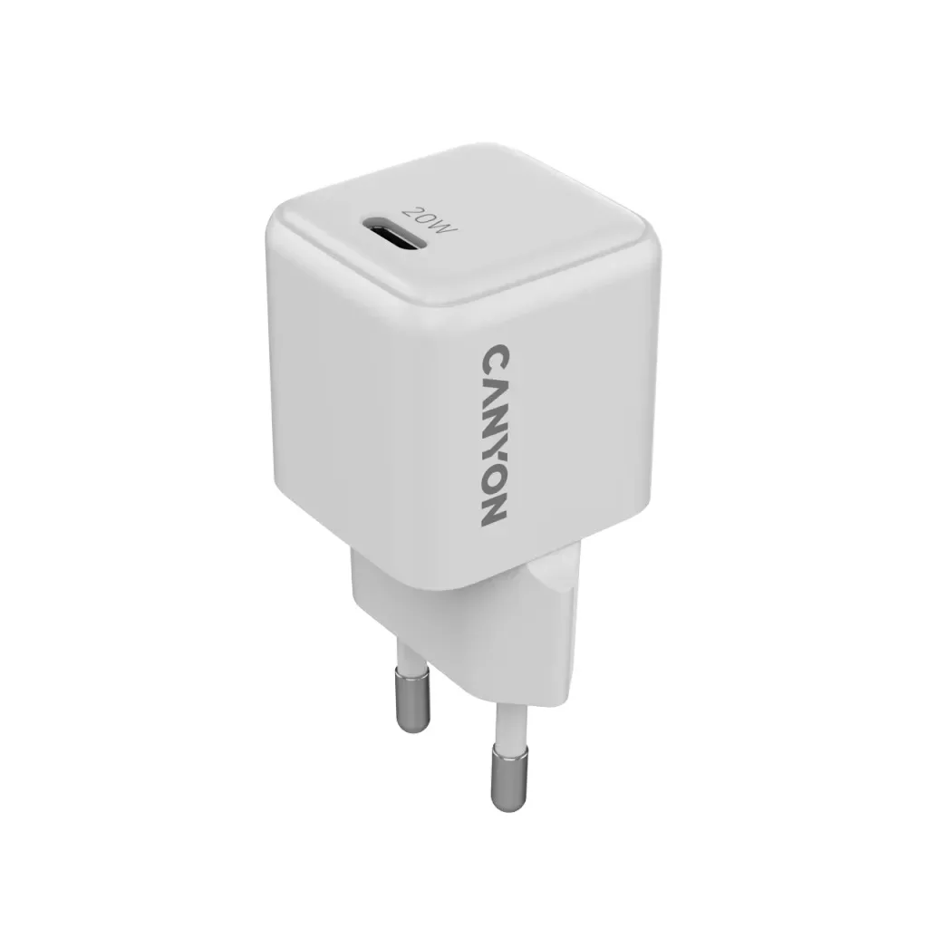 Adapter Başlığı Canyon CU45CC GaN 45W 2xPD EU White — Mallar, Bakı (6)