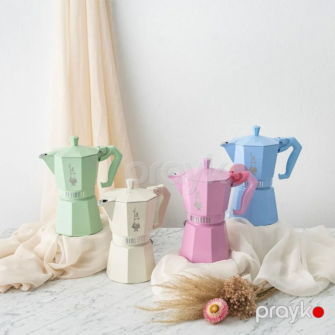 Qeyzer qəhvə bişiricisi Bialetti Moka Exclusive Pink 130 ml — Mallar, Bakı (2)