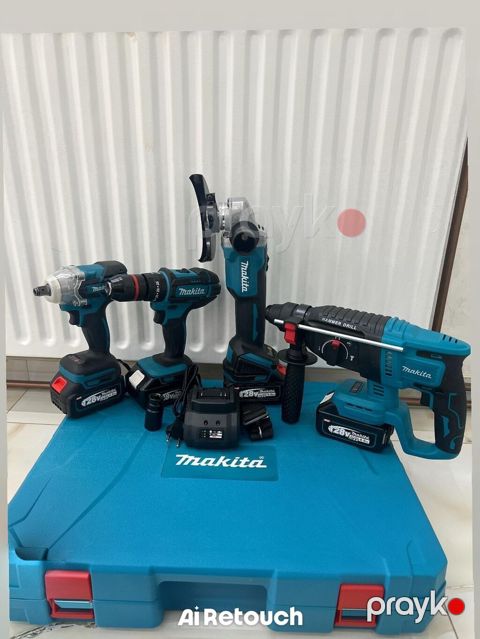 Makita 18V/28V akkumulyatorlu elektrik alətləri dəsti Dəst tərkibi — Digah