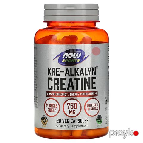 Kreatin Now Foods Kre-Alkalyn Creatine 750 mq 120 ədəd kapsul — Bakı