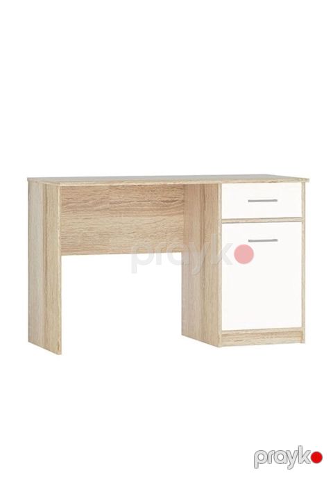 Yazı masası 3563_M3StolVitrWhson, ağ/qəhvəyi, 110x55x75 sm — Bakı
