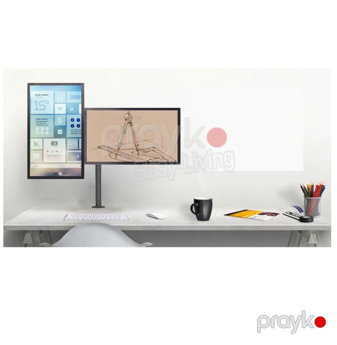 Kronşteyn "Dual 2x MS-02 Mechanical Monitor Arm" — TV və Video, Bakı (7)