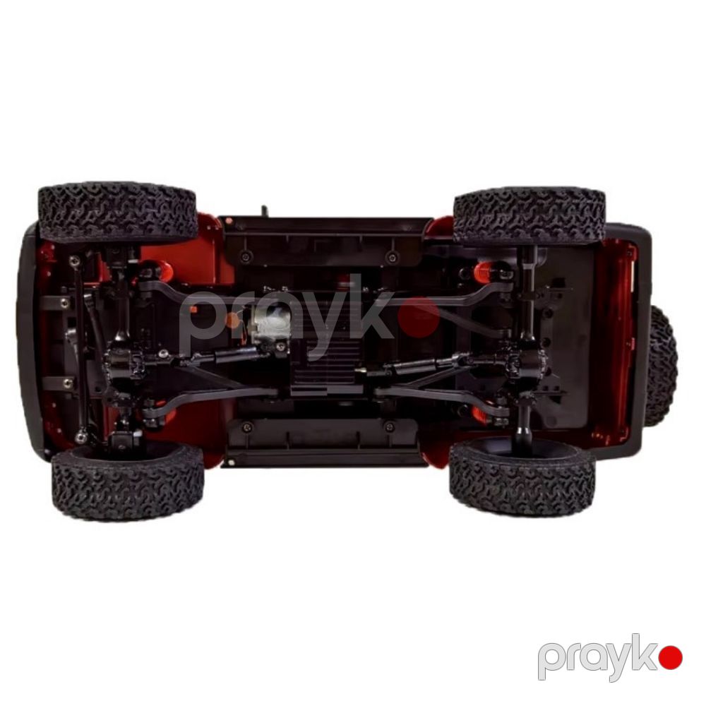 Avtomobil WPL Land Criser C54, 5-7 yaş, plastik, qırmızı — Mallar, Bakı (2)