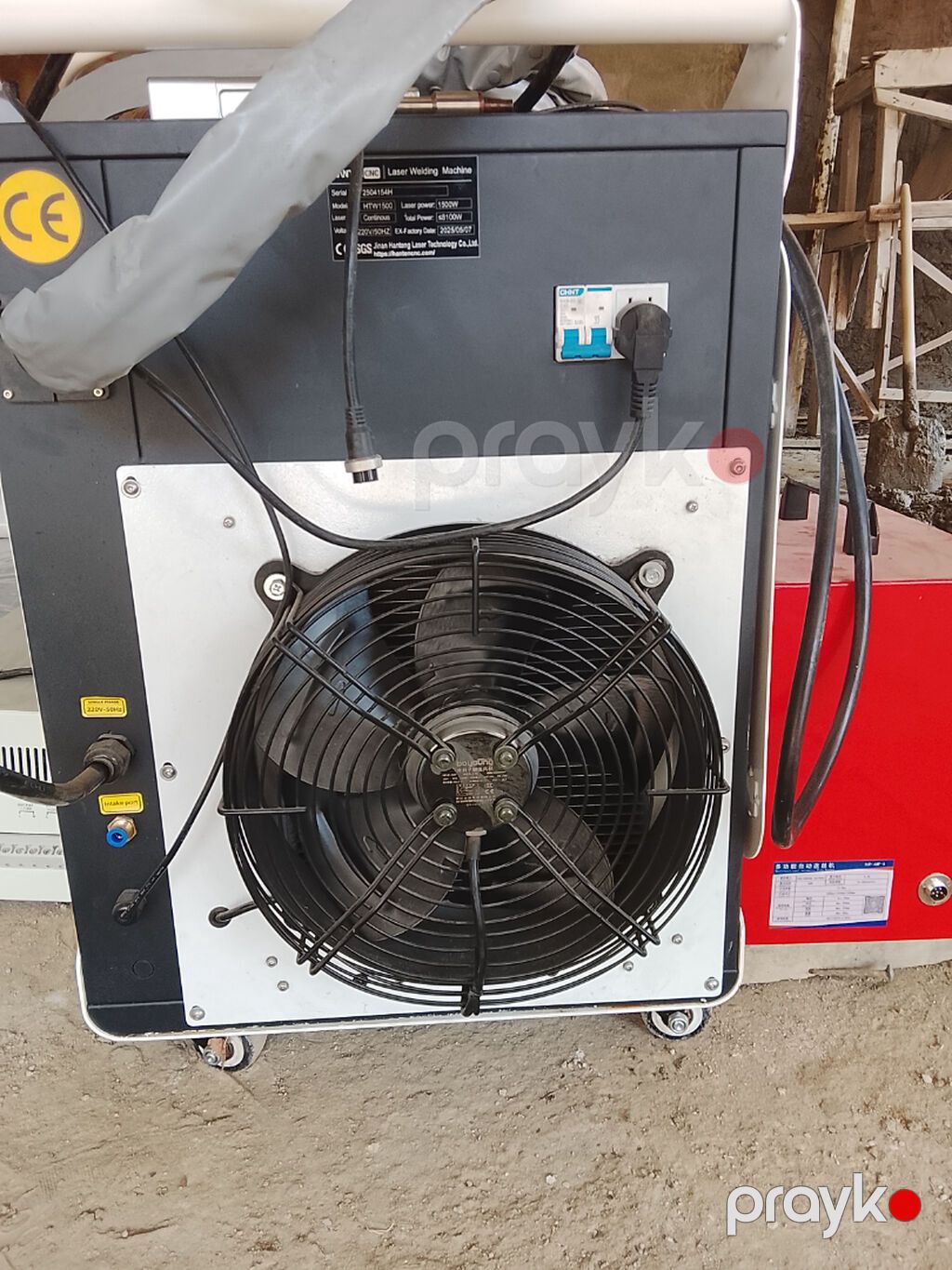 1500W "Jinan Hanteng Laser" (3-ü 1-də: Qaynaq + Kəsim + Pas/Boya — Qaynaq avadanlığı, Bakı (3)