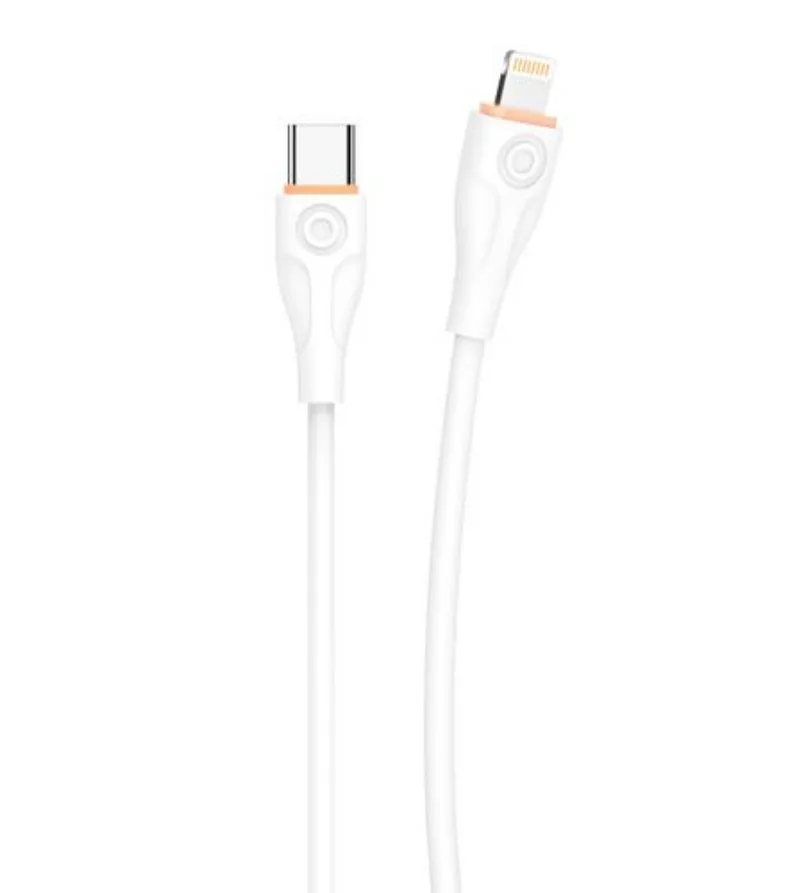 Kabel Euroacs EU-Y21 Lightning USB 2M White — Bakı