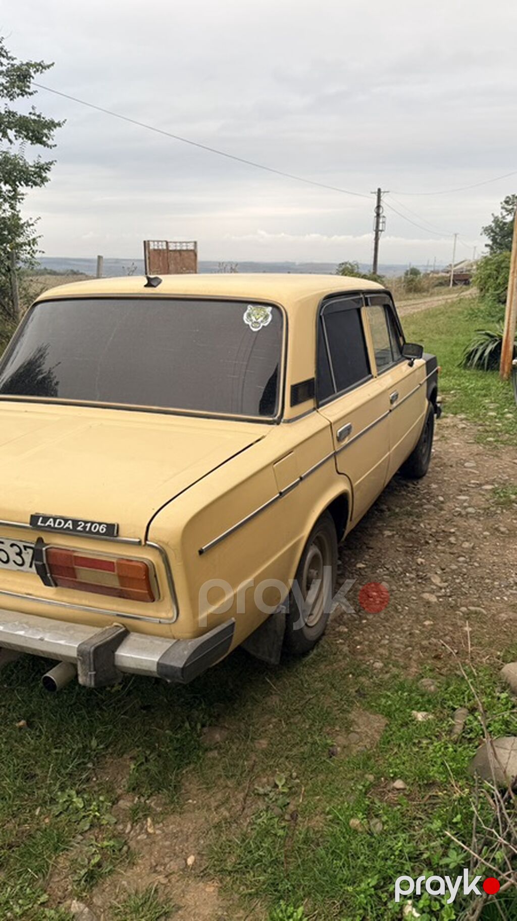 Lada 2106 sedan - Kuzov: bej rəng, 4 qapı, xrom moldinqlər, orijinal — Avtomobillər, Qusar (4)