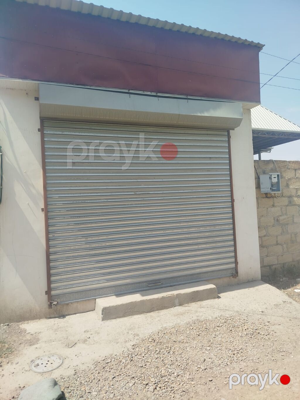 Metall jalüz qapı – mağaza/qaraj üçün çöldən çölə 3m 15sm enidir — Pəncərələr, qapılar, balkonlar, Gəncə (3)
