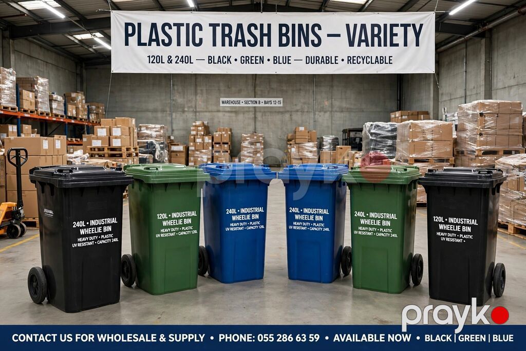 Zibil Qutuları HƏR Ölçüdə - Topdan Təkərli konteyner: 120L 85 — Tullantı konteynerləri, Bakı (2)