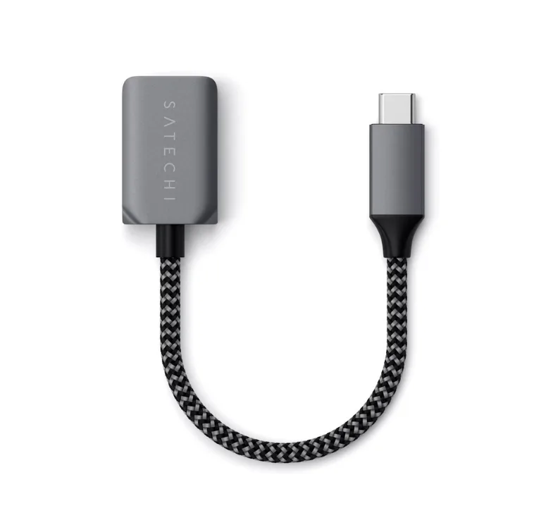 HUB Satechi Aluminum Usb-c to USB 3.0 Adapter Space Gray — Bakı