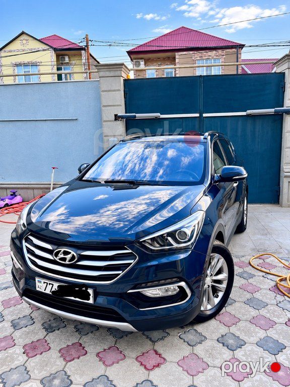 Hyundai Santa Fe, 2.0 L, 2016 il, 236 000 km — Avtomobillər, Bakı (4)