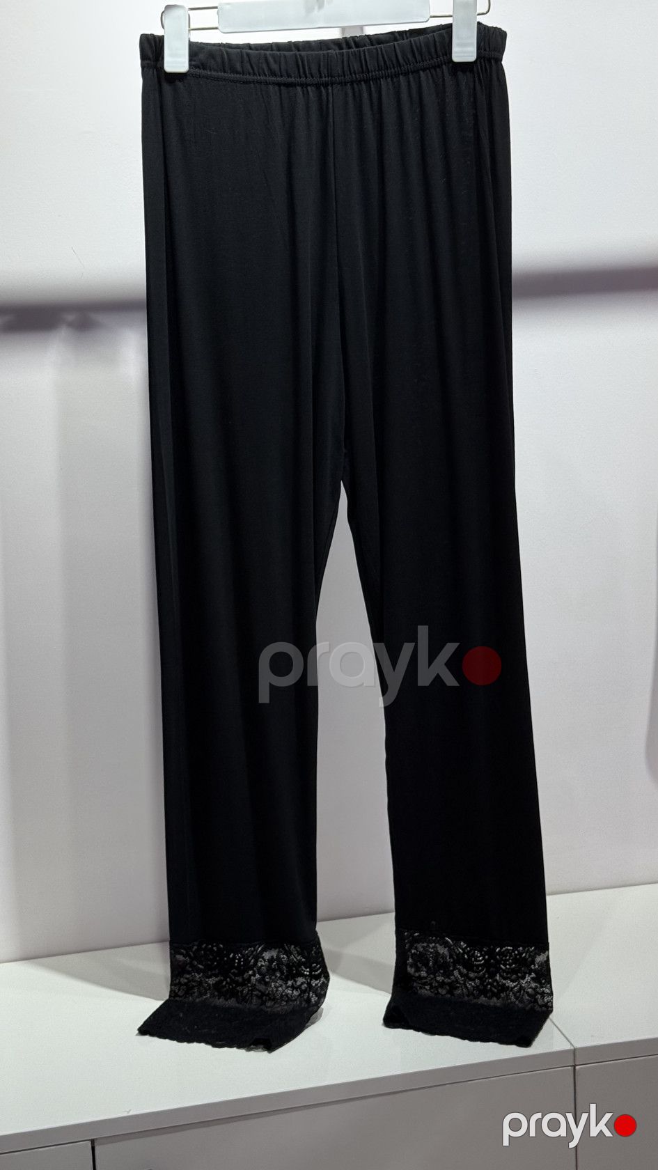 Şalvarlı pijama dəsti qadınlar üçün BP37, qara, viskoz, ölçü XL — Mallar, Bakı (3)