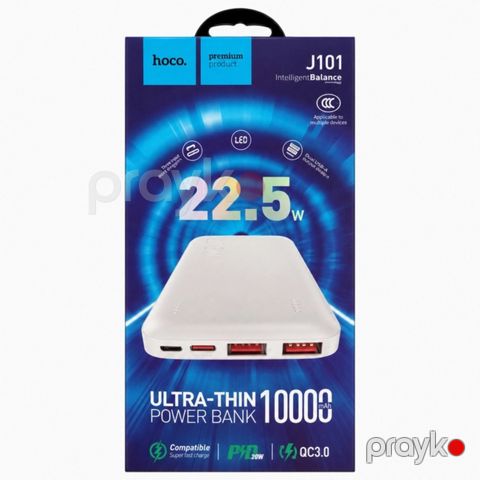 Power bank Hoco J101 Ultra-Thin 10000 mAh 22.5W — Bakı
