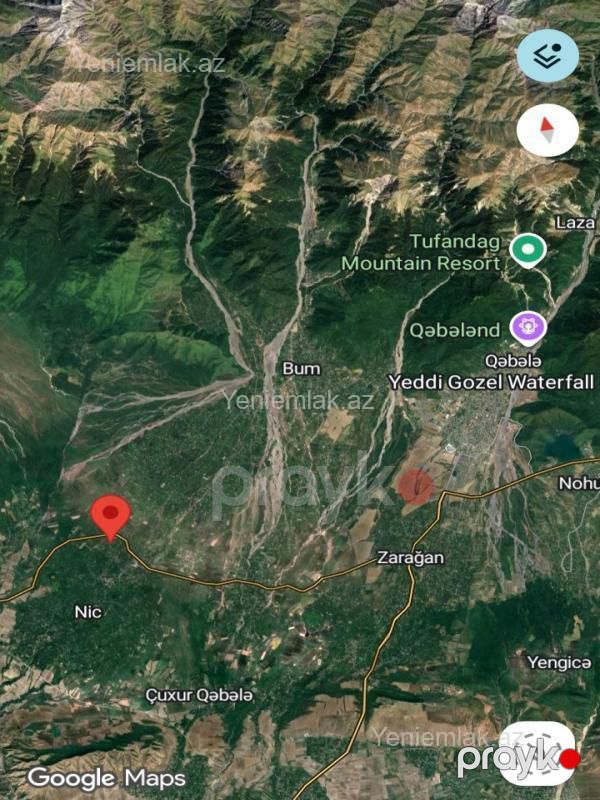 Satılır Torpaq sahəsi, 20.6 sot, Qəbələ — Torpaq, Qəbələ (3)