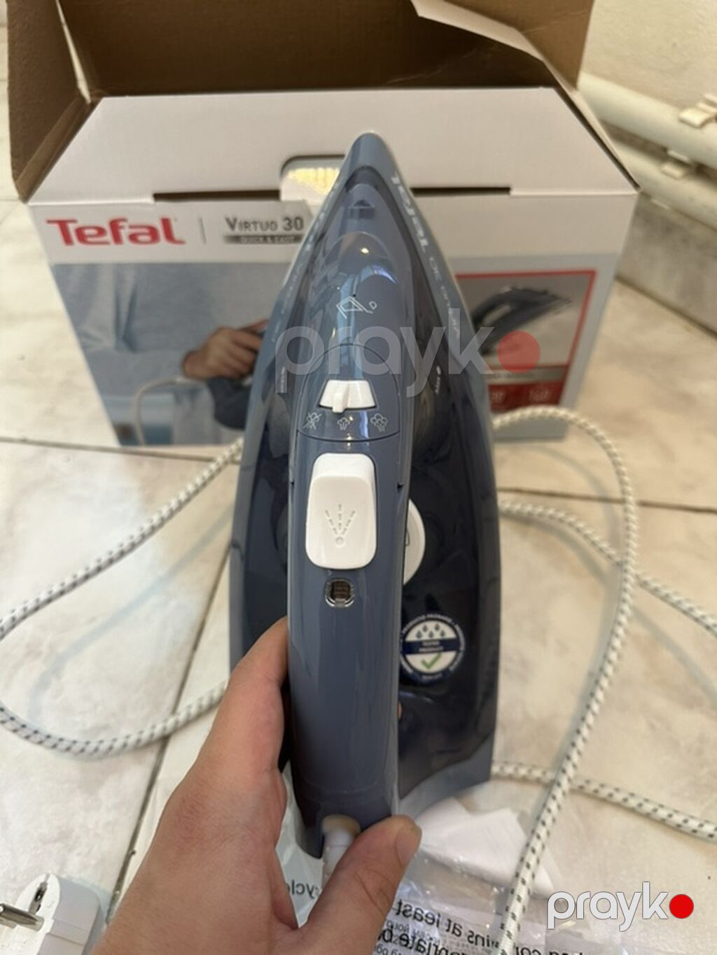 Tefal Virtuo 30 buxarlı ütü Yeni Alınıb Çox işlənməyib — Ütü, Bakı (2)