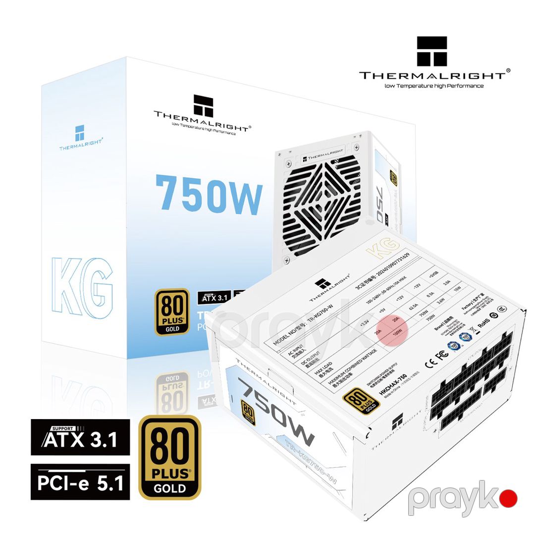 Thermalright TR-KG750-W 750W Power Supply Full-Modular — Kompüterlər və noutbuklar, Bakı (2)