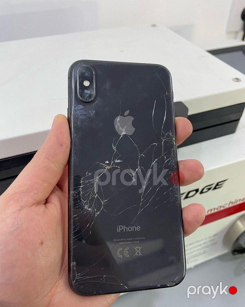 "Apple iPhone" arxa şüşəsi dəyişimi — Aparatların təmiri və quraşdırılması, Bakı (2)