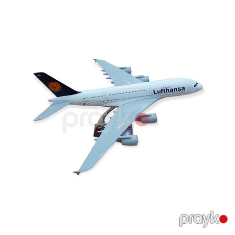 Dekorativ təyyarə modeli Lufthansa, ağ, 47x44x22 sm — Bakı