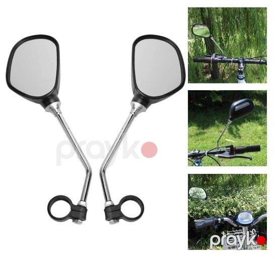 Velosiped və skuter üçün yan güzgü, 2 ədəd, Arxa hissədə işıq qaytarıcı, Ölçü 28 x 8 x 0.6 sm, Çəki 330 q - bikesport_24 — Mallar, Bakı (3)