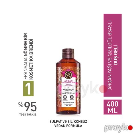 Duş geli Argan & Rose Petals 400 ml - 48256 — Bakı