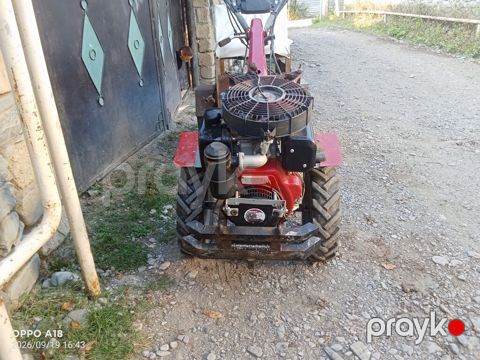 Ağır işlər üçün gücləndirilmiş matorlu yürüş traktoru (motoblok) — İsmayıllı