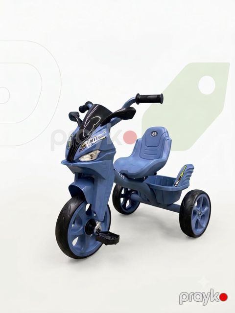 Üçtəkərli velosiped Discounter, N-002, 1-5 yaş, göy, metal, plastik — Bakı