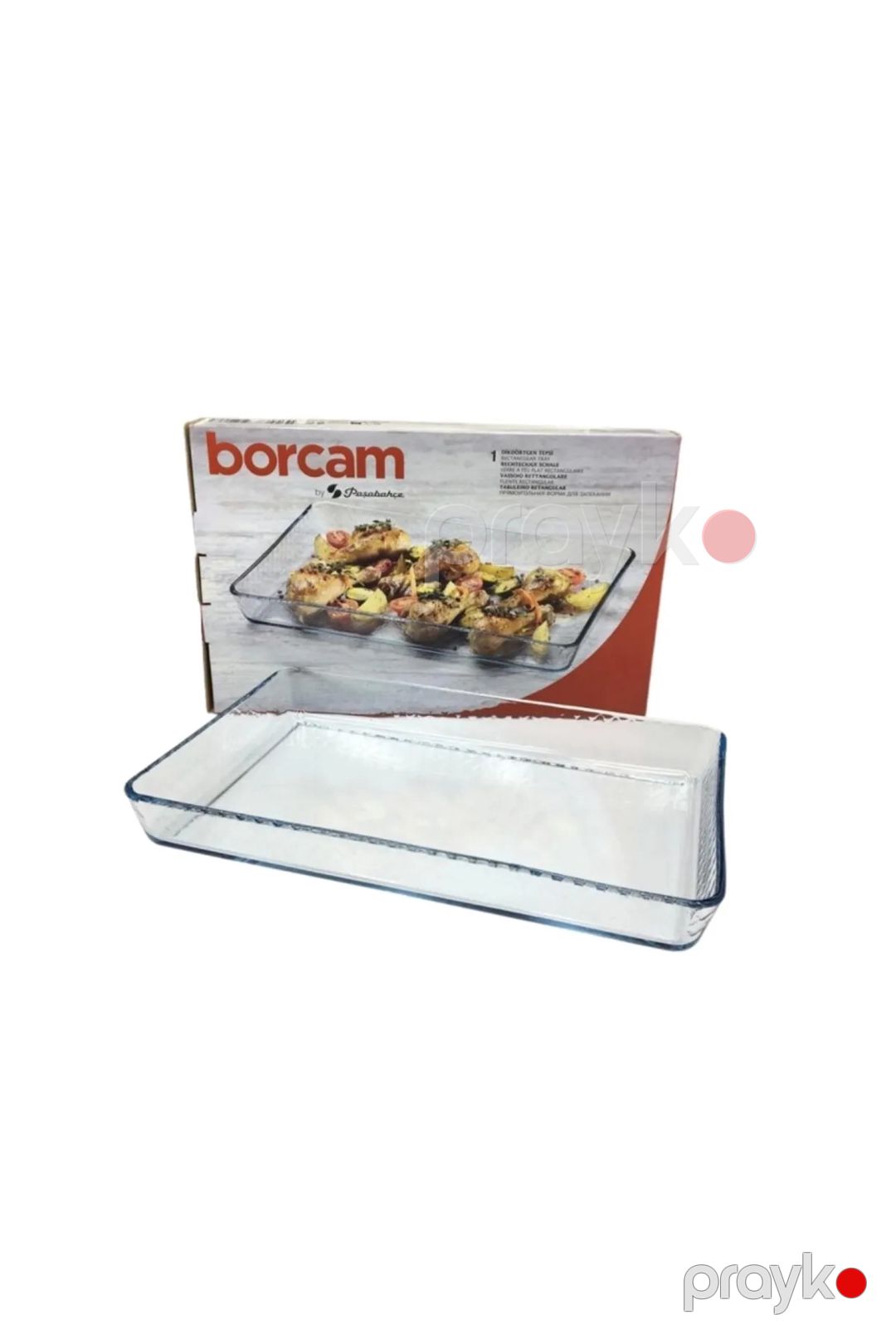 Bişirmə üçün forma Borcam, şüşə, şəffaf, 2850 ml — Mallar, Bakı (2)