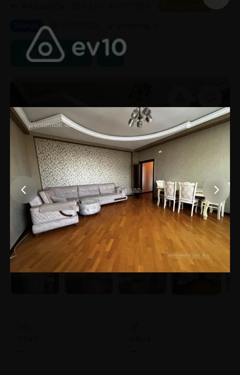 2 otaqlı mənzil, 85 m², Şərifli Məmmədli 1, — kirayə — Bakı