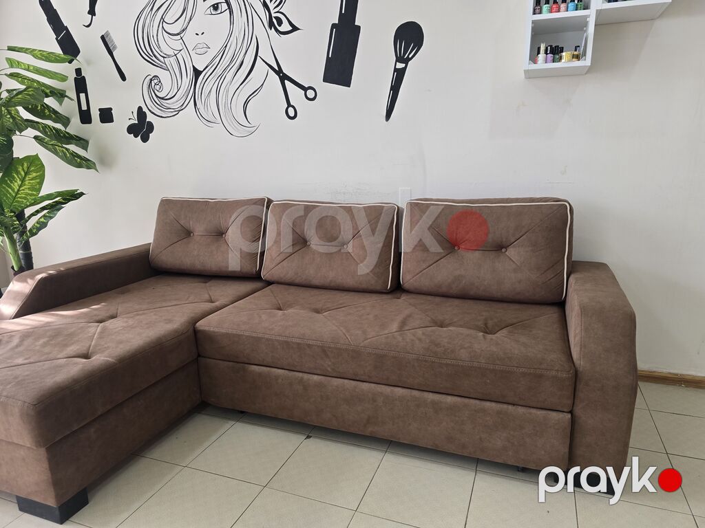 Künc divan, İşlənmiş, Bazalı, Parça — Divanlər, Bakı (4)