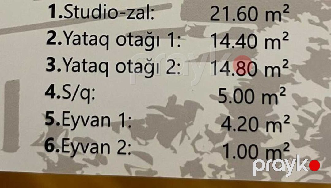 Satılır 3 otaqlı yeni tikili 61 m² — Mənzil, Bakı (3)