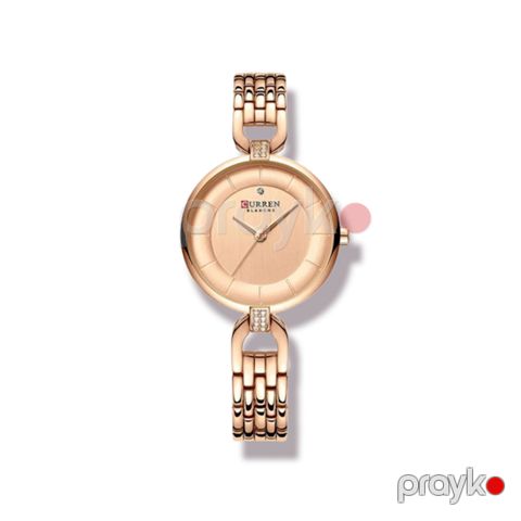 Qol saatı Curren C9052 Luxury Watches Çəhrayı qızıl — Bakı