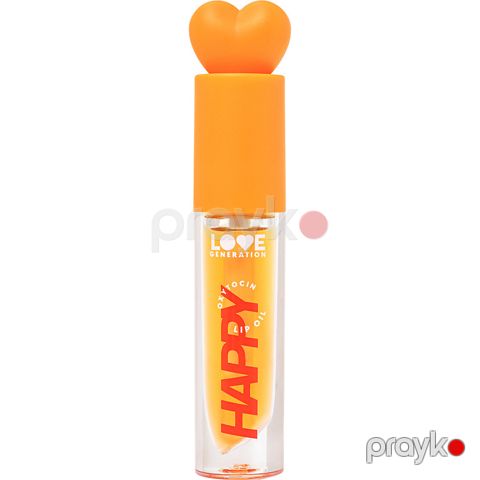 Dodaq üçün parıldadıcı-yağ Love Generation Happy ton 03 şəffaf narıncı — Bakı