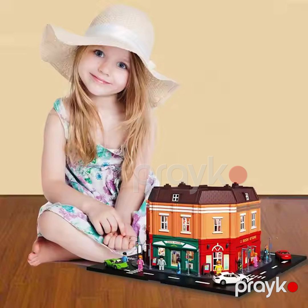 Blok konstruktor City View, şəhər mənzərəsi blokları və pres-maşınları ilə, 3+ yaş — Mallar, Bakı (3)