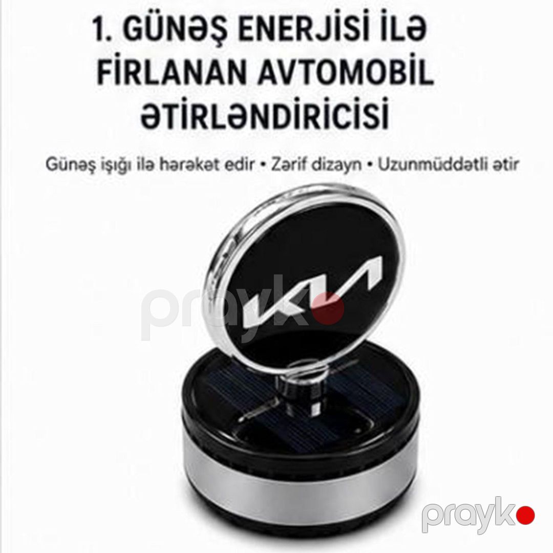 Günəş enerjisi ilə fırlanan Kia avtomobil ətirləndiricisi — Ehtiyat hissələri və aksesuarlar, Bakı (2)