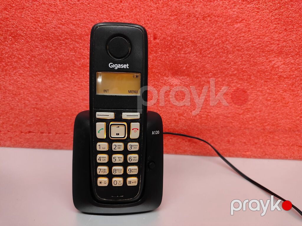 2 ədəd analoq Gigaset A120 simsiz telefon 50-yə qədər ad və nömrə — Kabel və radio telefonları, Bakı (2)