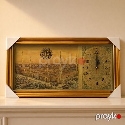 Divar saatı 10914, rəqəmsal, rəqəmlər, qəhvəyi — Bakı